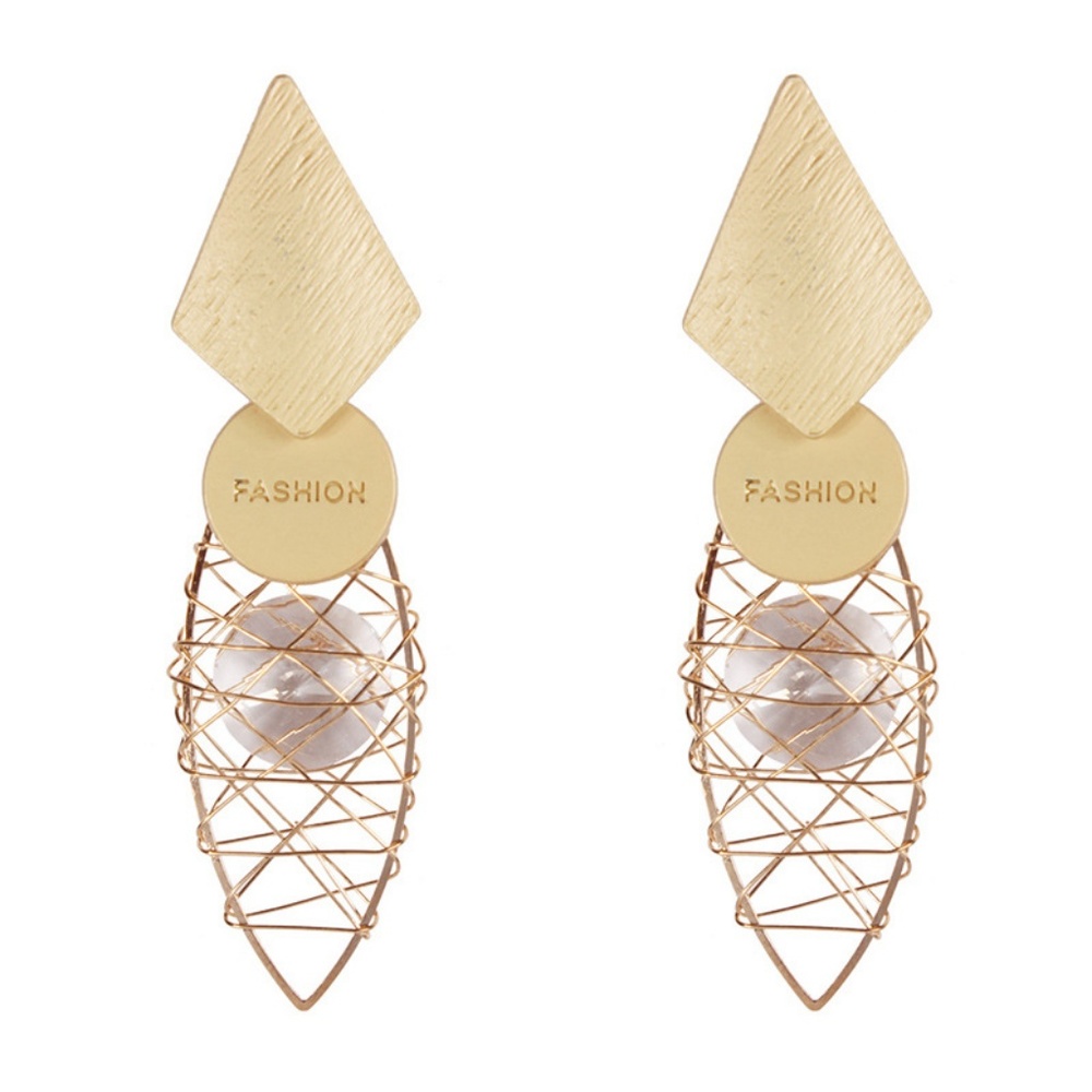 Fashion Design Pierced Earrings - Picture 2 of 2